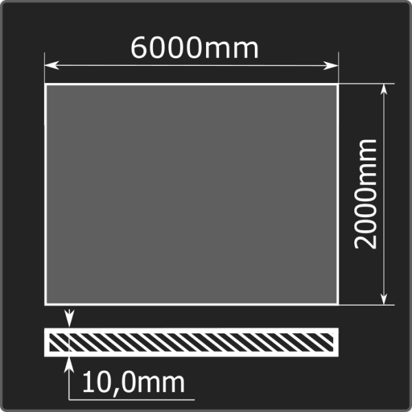 Лист горячекатаный 10*2000*6000 ст.3сп ГОСТ 14637-89