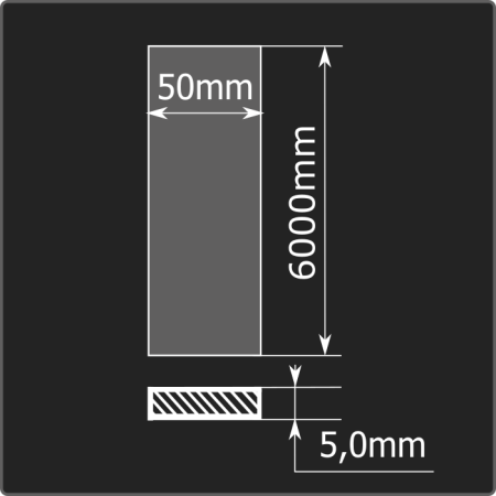 Полоса горячекатаная 5,0*50 6м ст.3сп ГОСТ 103-2006 Полоса горячекатаная 5,0*50 6м ст.3сп ГОСТ 103-2006